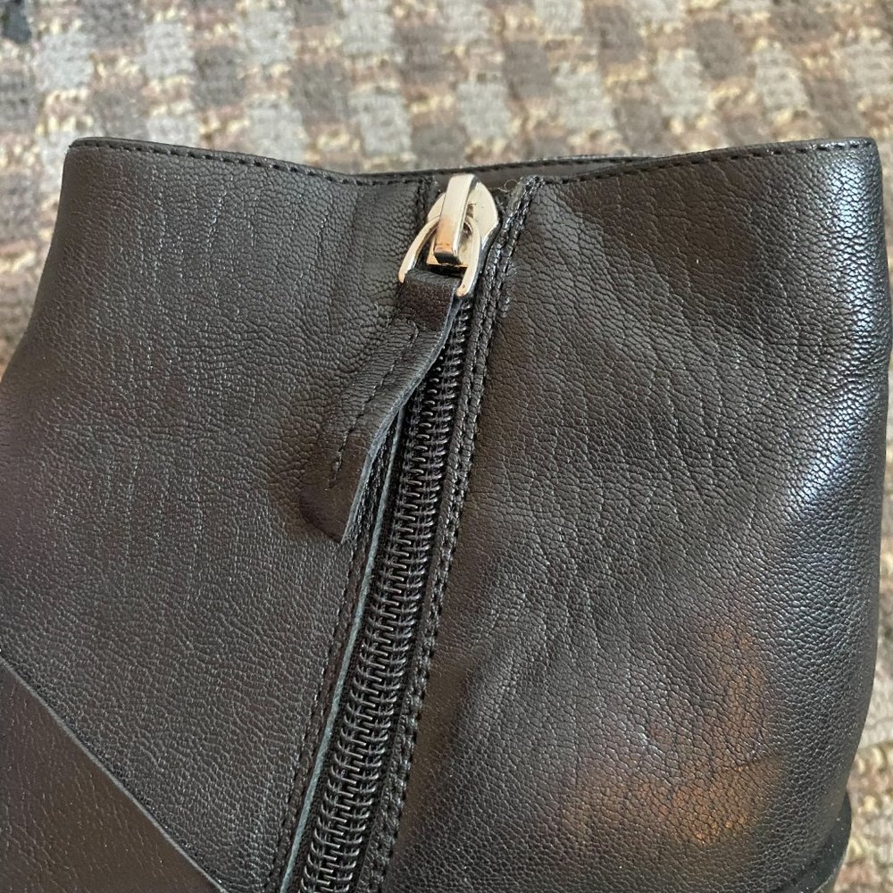 Black Leather Boots - Picture 3 of 4